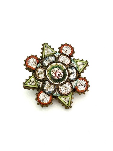 Micromosaico spilla brooch - spilla,