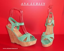 Sandali in Tessuto con zeppa "