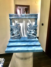 Diorama Myth Cloth Saint Seiya Asgard Sala Del Trono Di Hylda Di Polaris