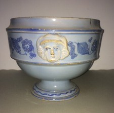 CUCINA-ANTICA ZUPPIERA-CERAMICA POPOLARE-ABRUZZO-DECORATIVO SOPRAMMOBILE-'800