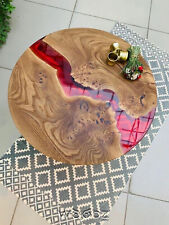 Tavolino rotondo River resina