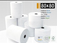 50 ROTOLI CASSA 80x80 CARTA