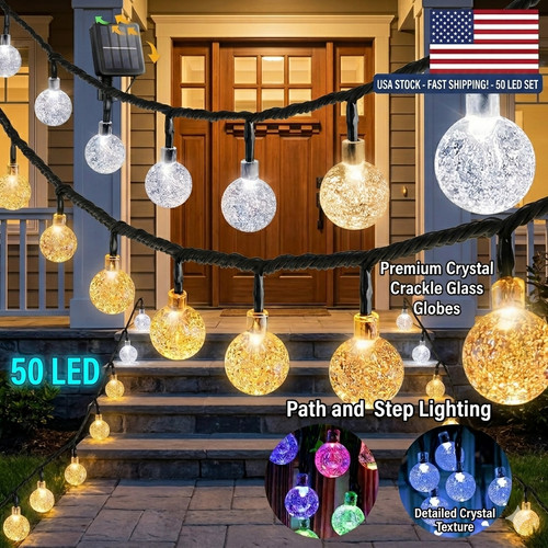 Stringa luci energia solare - luci,