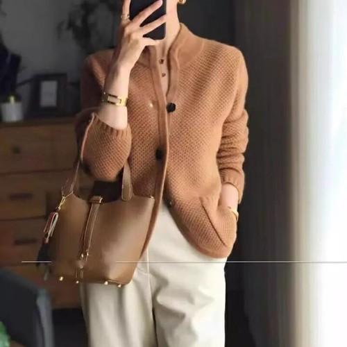 Cardigan donna invernale lana