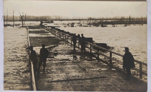 Ww1 foto ponte militare sull - foto,