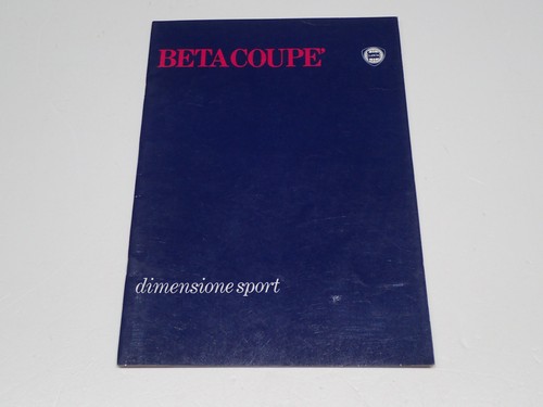 Lancia beta coupe depliant - coupe',