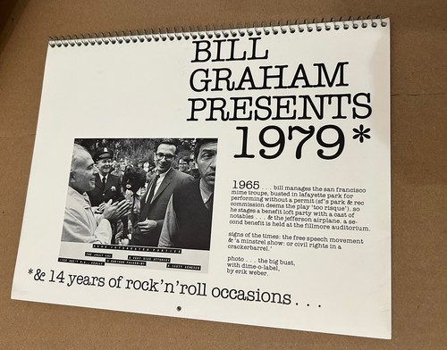Fillmore calendario 1979 - fillmore,