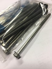 VITE ACCIAIO INOX 6,3x120 PER LAMIERA TESTA ESAGONALE FLANGIATA  20PZ