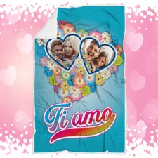 Plaid personalizzato con foto