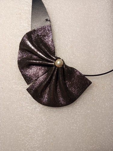 Collana artigianale pelle - artigianale,