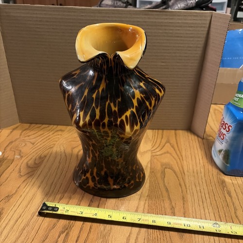 Vaso busto donna vetro