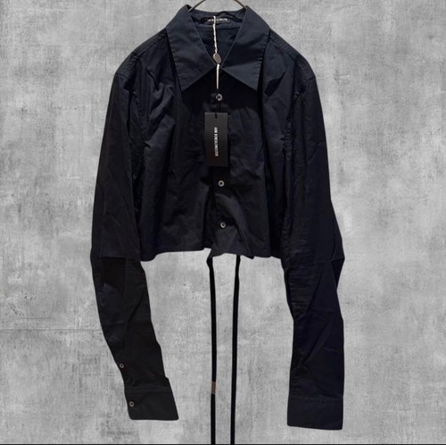 Camicia asimmetrica nera