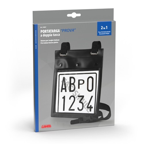 Porta targa prova auto - prova,