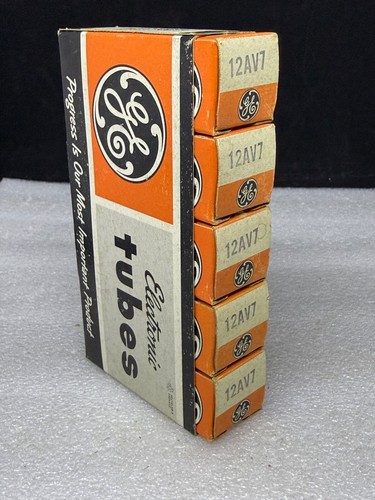 12av7 vacuum tubes - ge,
