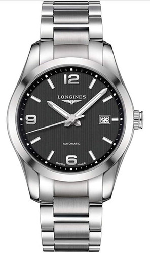 Longines conquest men black - men's,