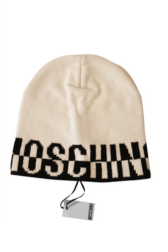 Moschino berretto uomo panna - moschino,