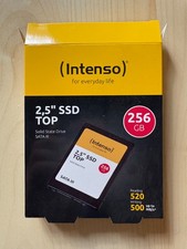 Intenso Top 256GB SSD Hard Disk 2.5" SATA 550/500 MB/s NAND Upgrade PC Notebook