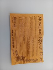 Steve Jackson Games 2007 MUNCHKIN Rigged Demo Card Set SIGILLATO! RARO! T1249