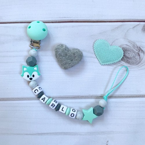 Nuckelkette bow pacifier chain - bow,