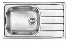 Lavello CM Acciaio 86 x 50 cm