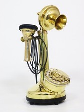 Telefono a candela in ottone -