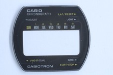 CASIO 45CS21 ORIGINALE Vetro Crystal Glass Chronograph Casiotron NOS