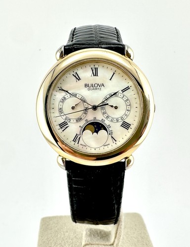Bulova triple date moonphase - date,