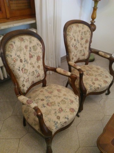 Coppia antiche poltrone
