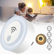 Lampada antizanzare LED luce ultrasuoni insetti topi repellente luce notturna