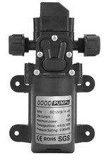 Pompa Acqua Autoadescante a Membrana Ad Alta Pressione 12V DC 0.9Mpa 6L/Min 70W