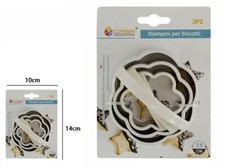 x Set 3 Stampi Forme Taglia