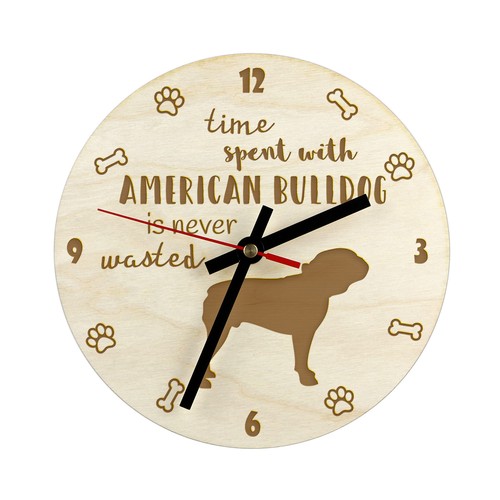 Bulldog americano orologio - , di