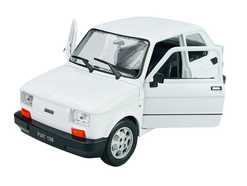 Welly fiat 126p bianco 21 - welly,
