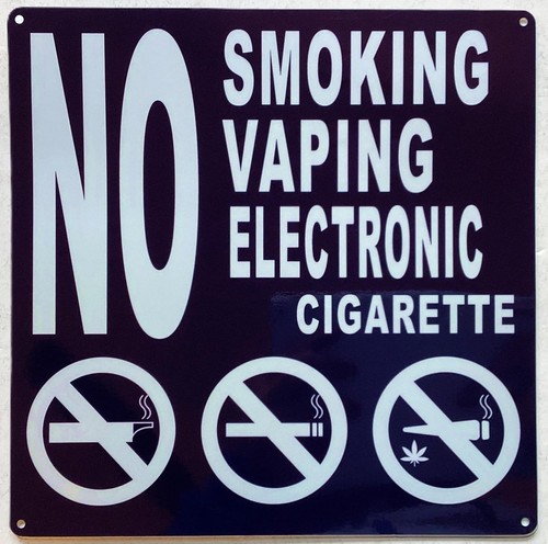 Smoking vaping no - no,
