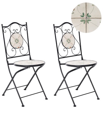 Set giardino metallo 2 - set,