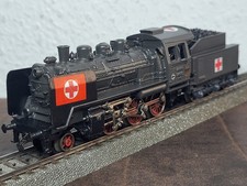 Märklin/AMM-UNIKAT H0 locomotiva a vapore Br. 24 "Croce Rossa" della Wehrmacht tedesca 