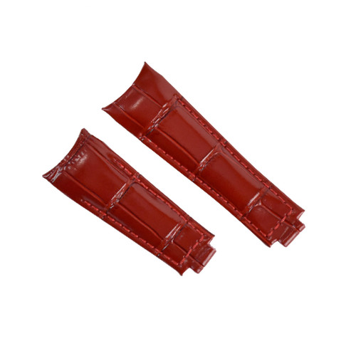 Cinturino pelle curvato 20 - in,