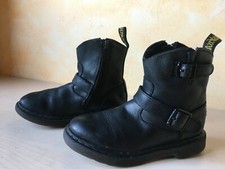 ANFIBI DR MARTENS stivaletto BLIP aw501 sk07 q   PELLE nero EUR. 31