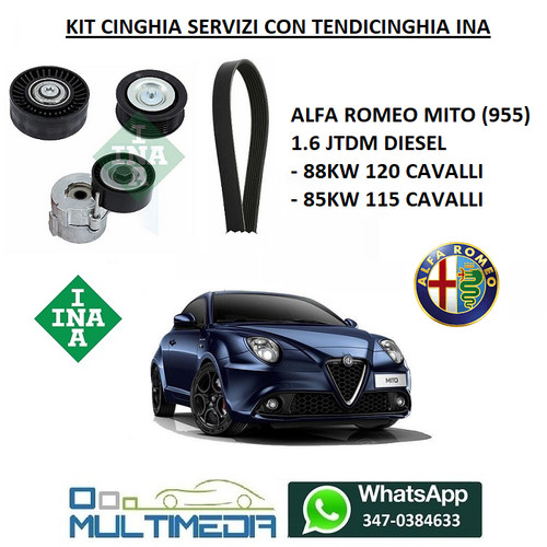 Kit ina tendicinghia cinghia - kit,