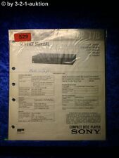 Manuale Di Servizio Sony CDP 770 Lettore CD (#0529)