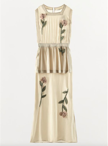Zara abito raso con fiori - con,