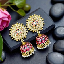 Orecchini Jhumka stile indiano