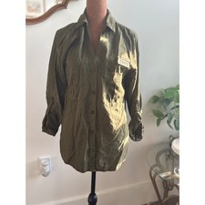Zara Z1975 Denim Olive Green