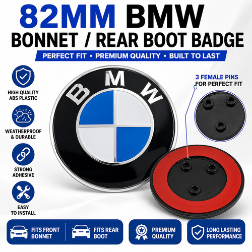 82mm fori bmww cofano stemma - 82mm,