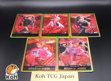 One Piece Card Heroines Edition Gold Don Card set completo di 5 tipi giapponese