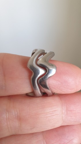 Anello puzzle breil zig - zig, zag