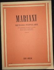 MARIANI METODO POPOLARE PER TROMBONE TENORE IN SI BEM. (ANDREONI)