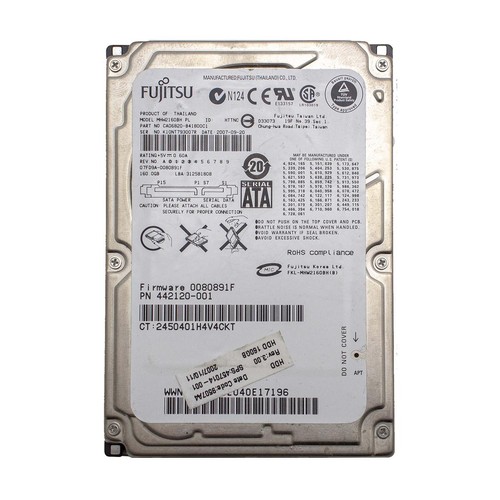 Fujitsu mhw2160bh hard - hard, disk
