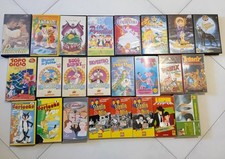 Lotto 24 Vhs Videocassette Disney e altro, Pinocchio film , Asterix,Pantera rosa