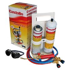 CASTOLIN 2000 FLEX KIT SALDATURA OSSIGENO GAS FIAMMA CANNELLO 3000° CON MASCHERA